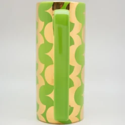Caraffa Serlio Cicappa oro 24 carati e verde