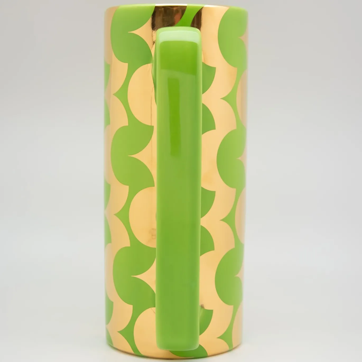Caraffa Serlio Cicappa oro 24 carati e verde