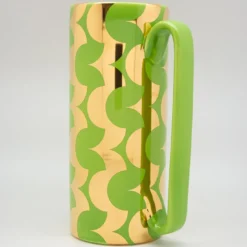 Caraffa Serlio Cicappa oro 24 carati e verde