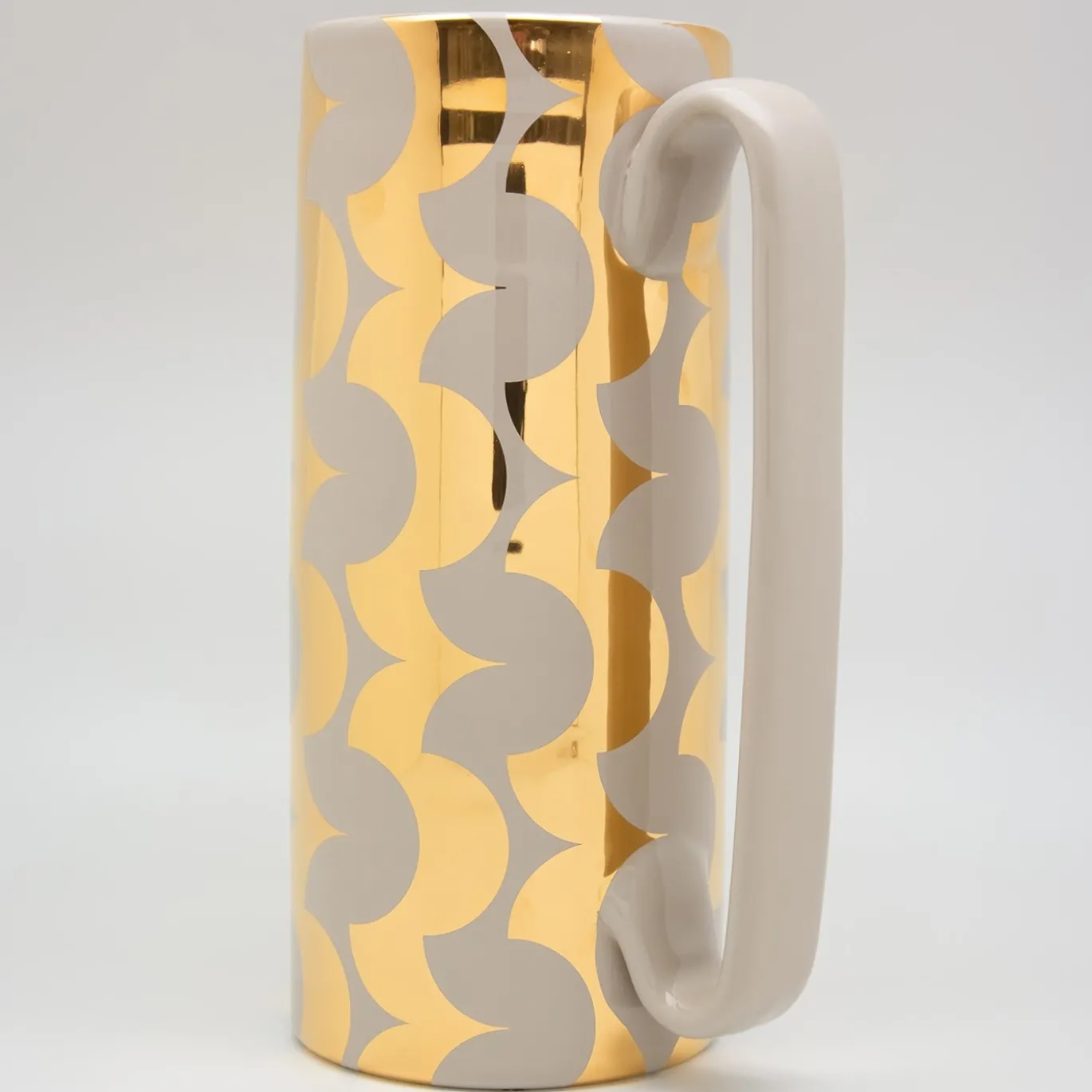 Caraffa Serlio Cicappa oro 24K e grigio