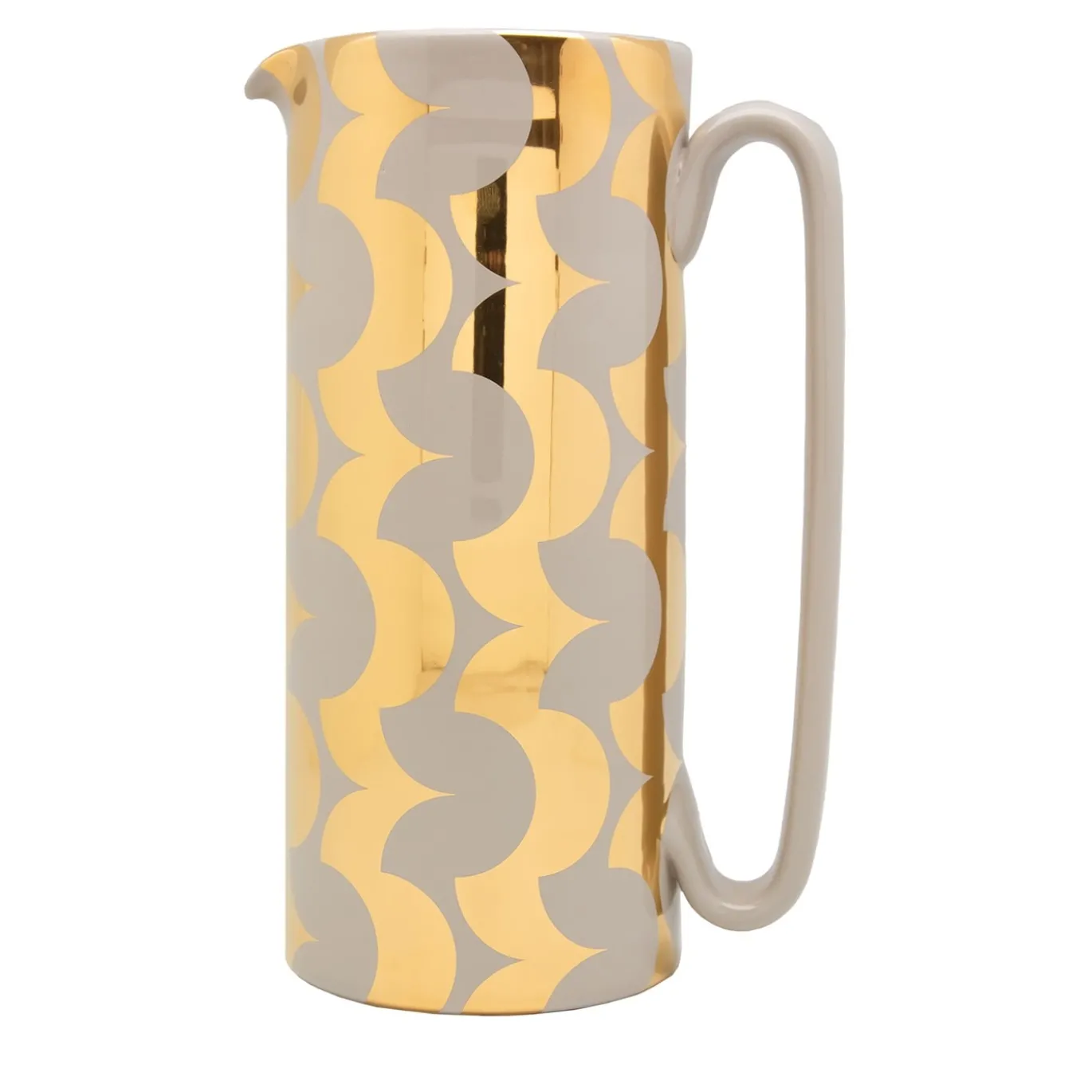 Caraffa Serlio Cicappa oro 24K e grigio