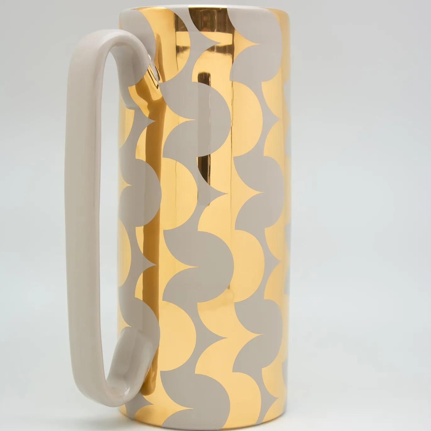 Caraffa Serlio Cicappa oro 24K e grigio