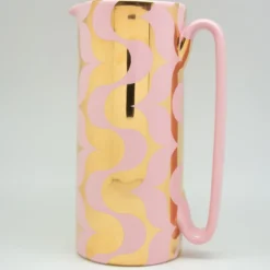 Caraffa Serlio Equilibri oro 24K e rosa