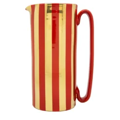 Caraffa Serlio Mercante oro 24 carati e rosso