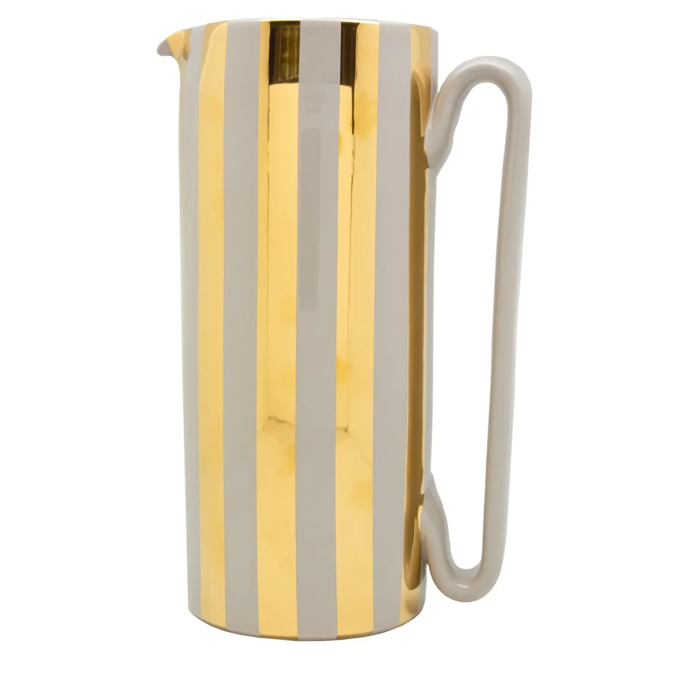 Caraffa Serlio Mercante oro 24 carati e grigio