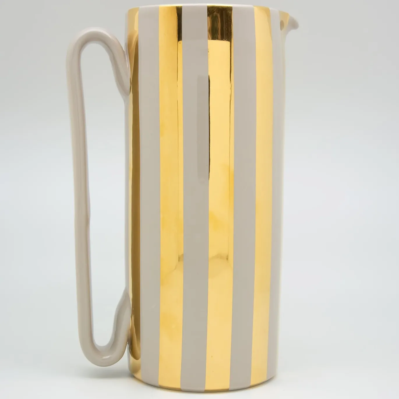 Caraffa Serlio Mercante oro 24 carati e grigio