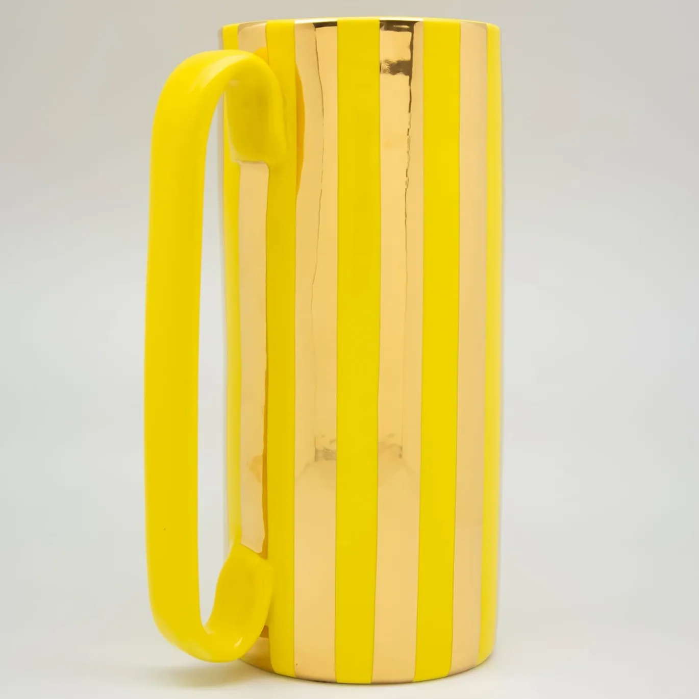 Caraffa Serlio Mercante oro 24K e giallo