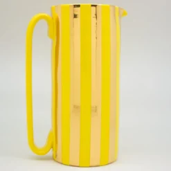 Caraffa Serlio Mercante oro 24K e giallo