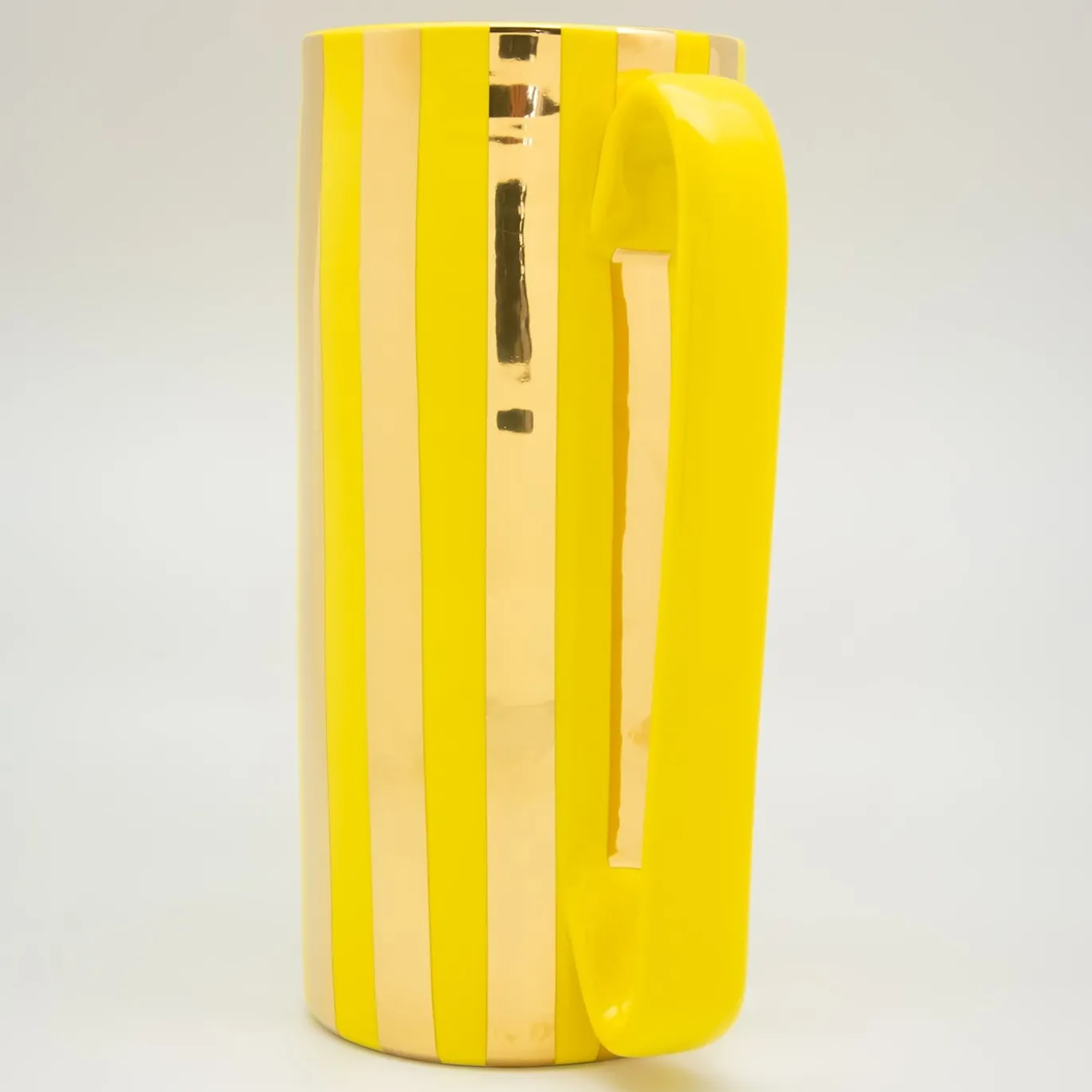 Caraffa Serlio Mercante oro 24K e giallo