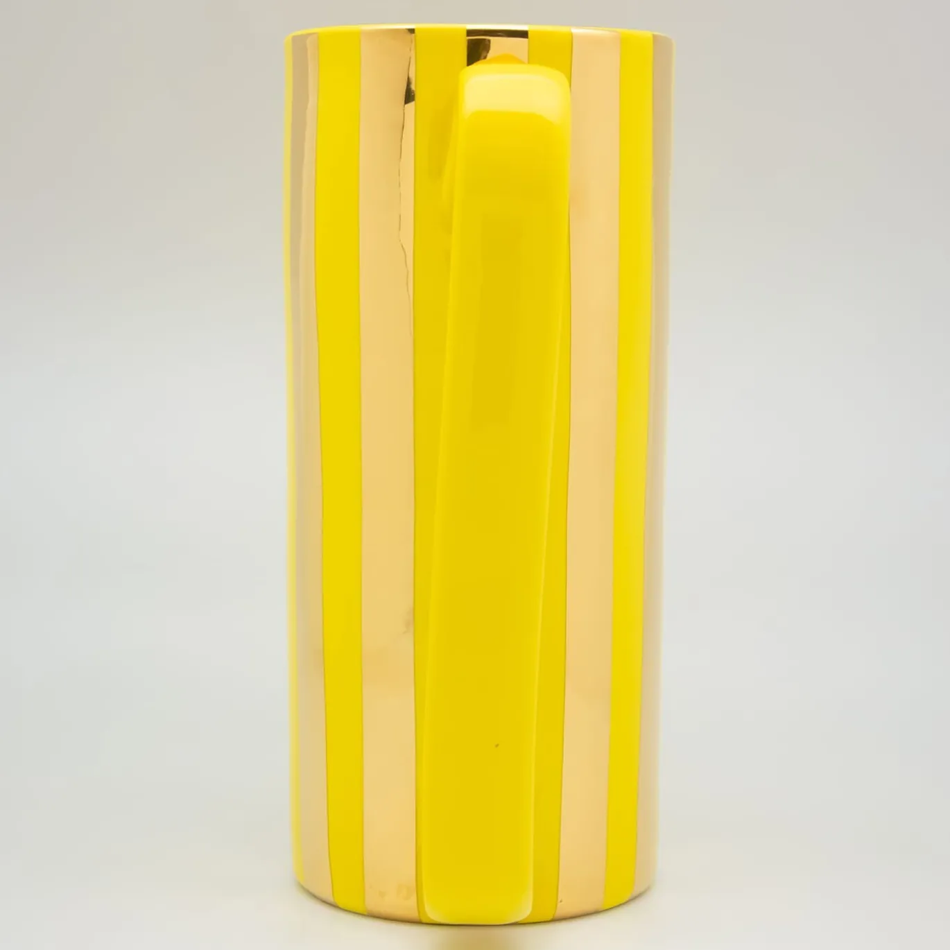 Caraffa Serlio Mercante oro 24K e giallo
