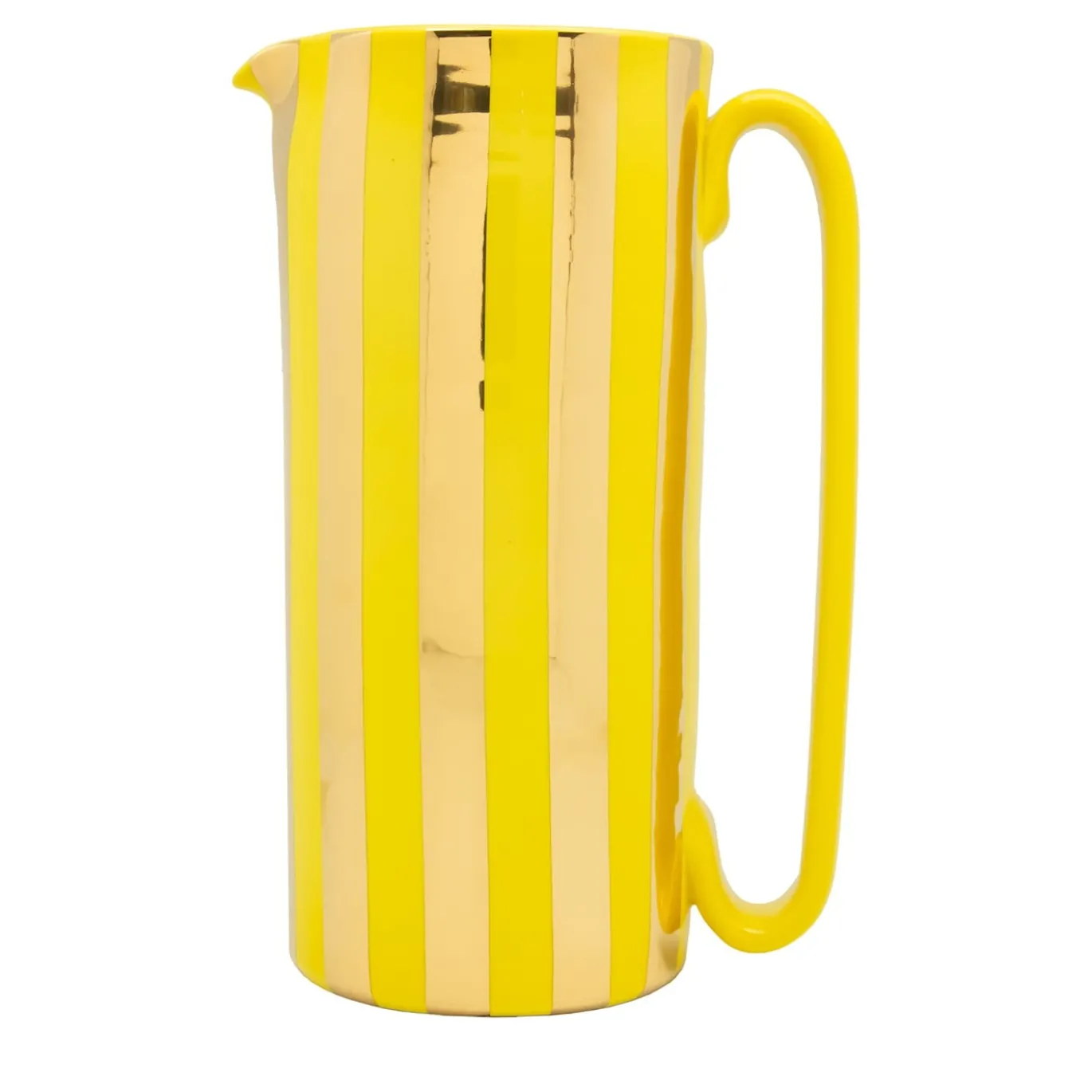Caraffa Serlio Mercante oro 24K e giallo