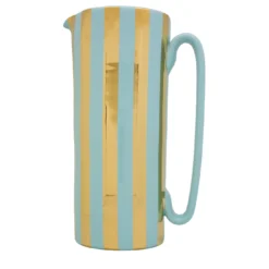 Caraffa Serlio Mercante oro 24K e blu