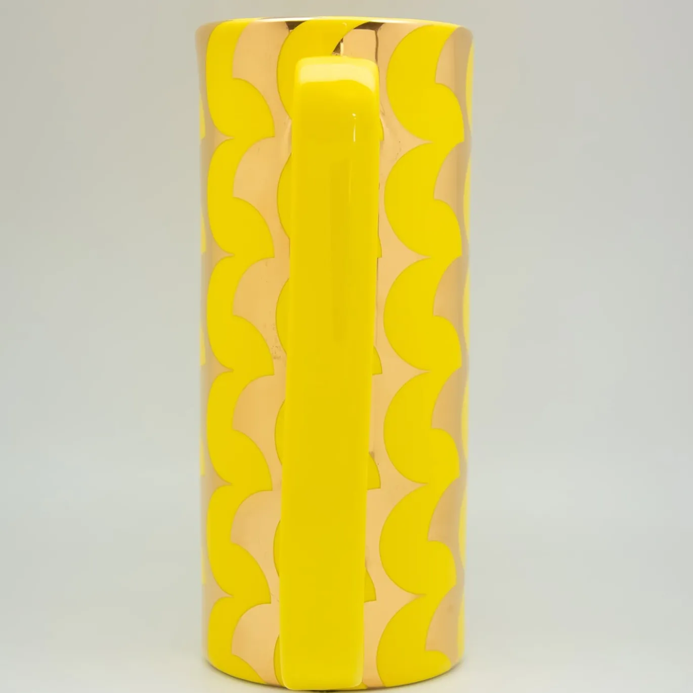 Caraffa Serlio ZigZag Oro 24K e Giallo