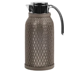 Caraffa Termica Diana Grande Terra in Pelle Marrone