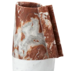 Caraffa Versi Big in marmo Rosso Francia & Carrara Gioia di Patricia Urquiola