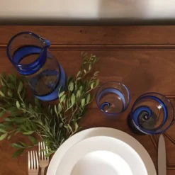 Caraffa Vortex in blu/viola