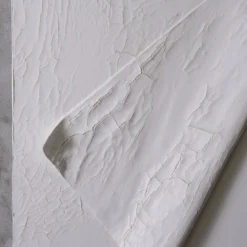 Carta Bianca - Gesso Craquelé e Acrilici su Tela di Cotone #1