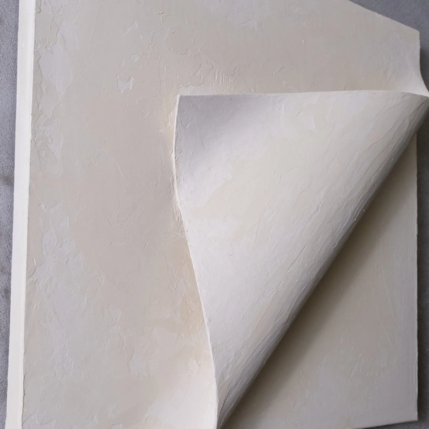 Carta Bianca - Gesso e Acrilici su Tela di Cotone #2