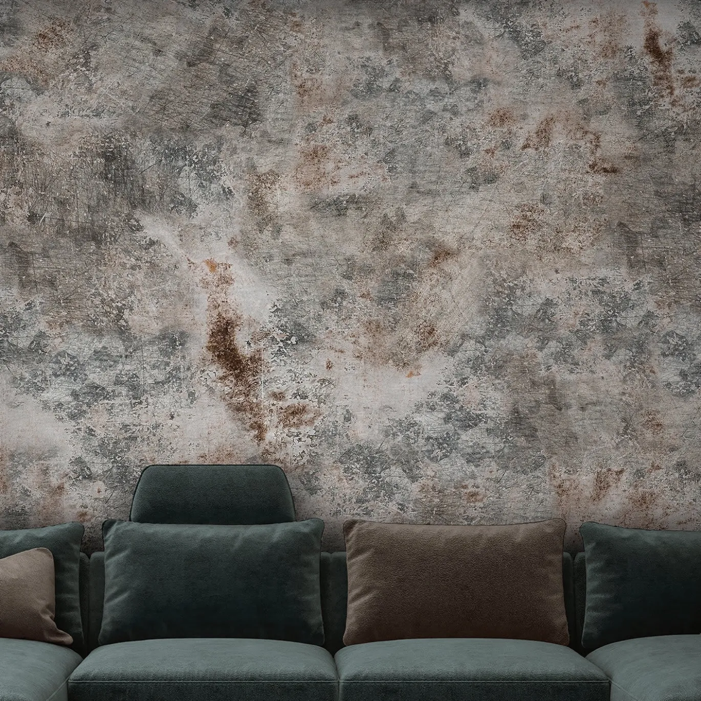 Carta da parati astratta grigia con texture #4