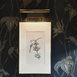 Carta da parati Fiori Blu Ardesia