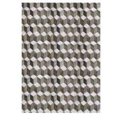 Carta da parati geometrica in bianco e nero