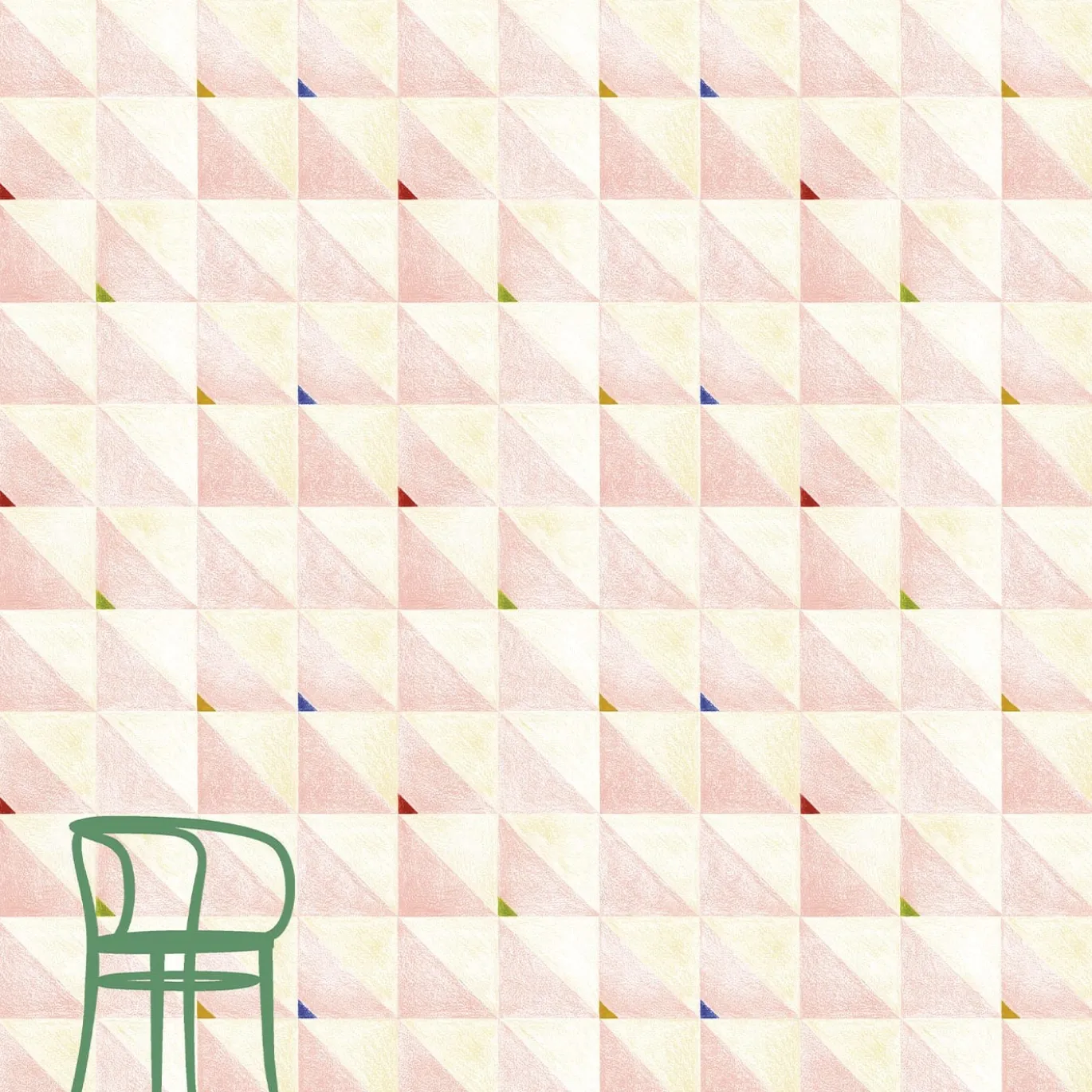 Carta da parati Panna&Fragola