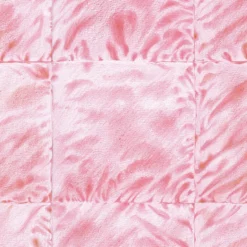Carta da parati rosa imbottita