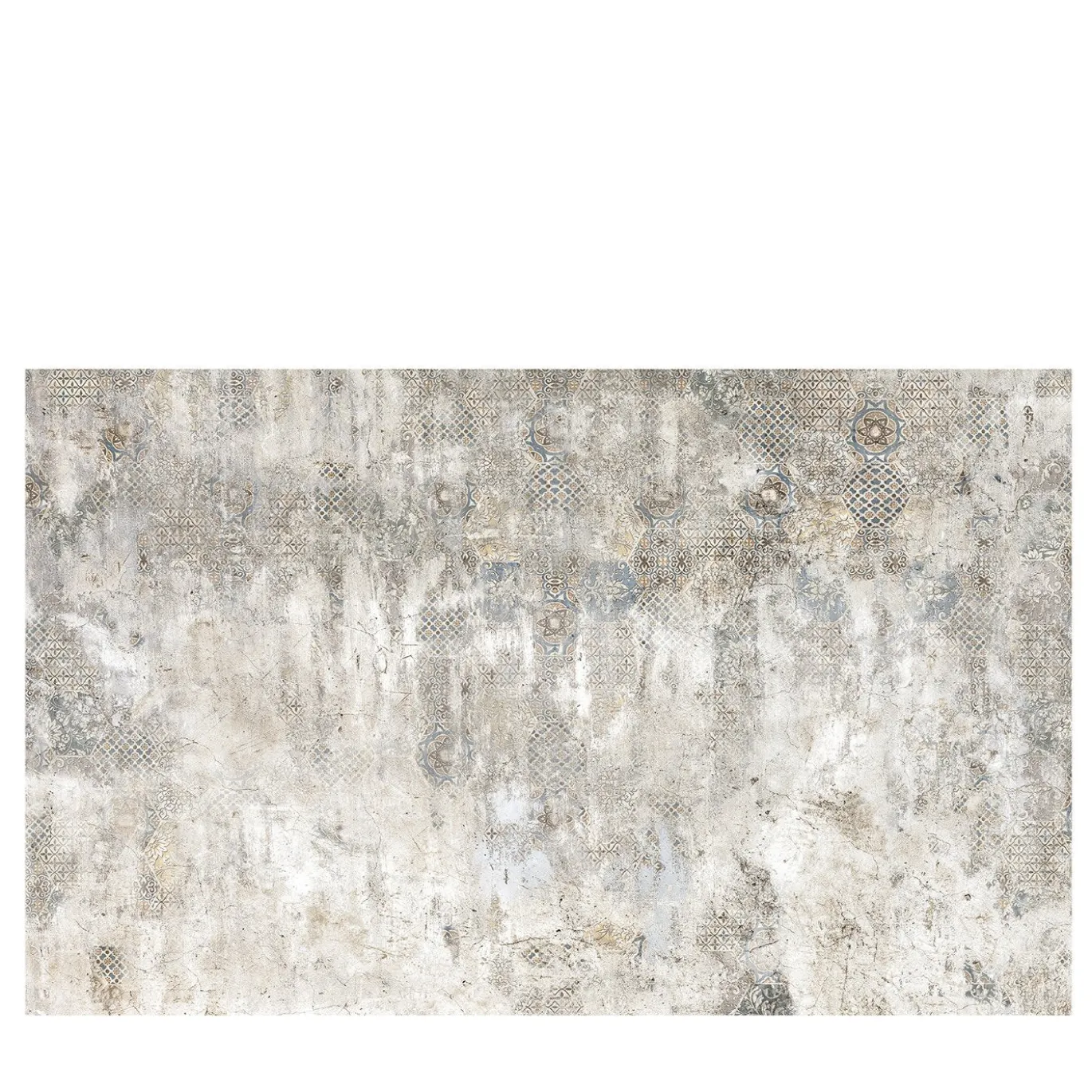 Carta da parati strutturata a mosaico beige