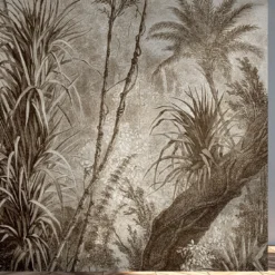 Carta da parati testurizzata Sepia Jungle