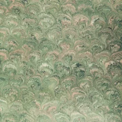 Carta marmorizzata blu e verde
