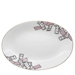 Carte Da Zogo Set di 3 piatti ovali
