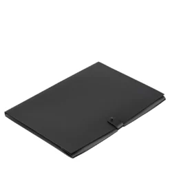 Cartella in pelle nera