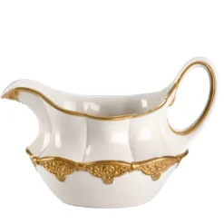 Caterina, salsiera bianca e oro