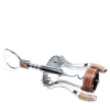Cavatappi con inserti in eco-pelle e corda beige