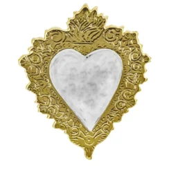 Ceramica decorativa Devotion Small White Gold