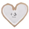 Ceramica decorativa Regina di Cuori in oro bianco