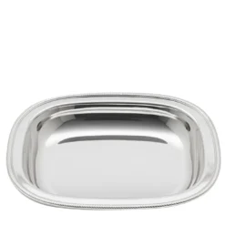 Cesta per pane Spiga di Grano in metallo argentato