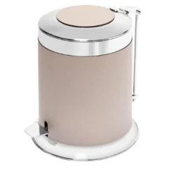 Cestino a pedale Bebop Beige