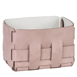 Cestino Mini Bottega Ash Rose/Oyster di Caterina Brava