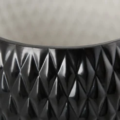 Cestino per rifiuti in porcellana Black Tie