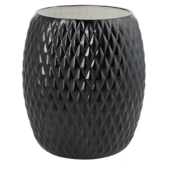 Cestino per rifiuti in porcellana Black Tie