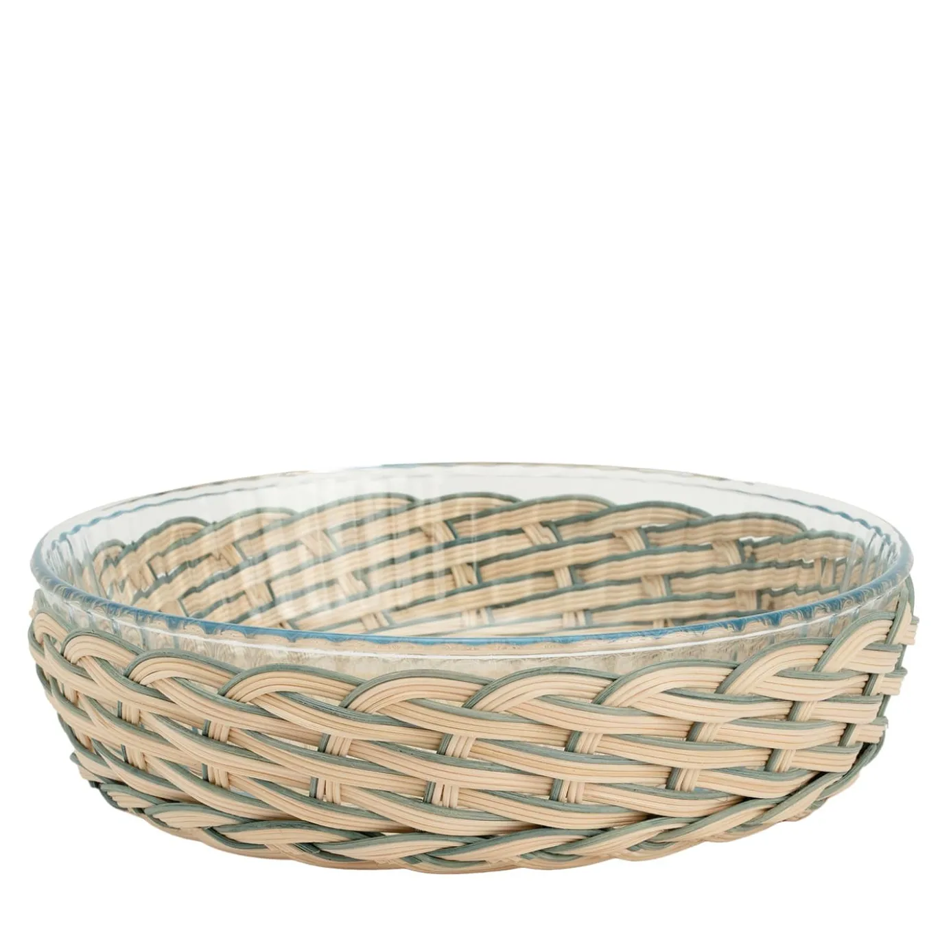 Cestino per tortiere in lana blu