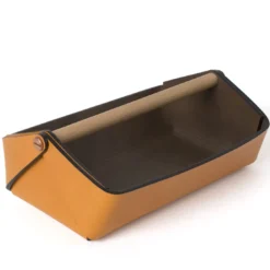 Cestino Piccolo Ocra Gino di Cristian Loddo