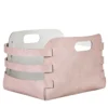 Cesto in pelle Ash Rose e Oyster Riga
