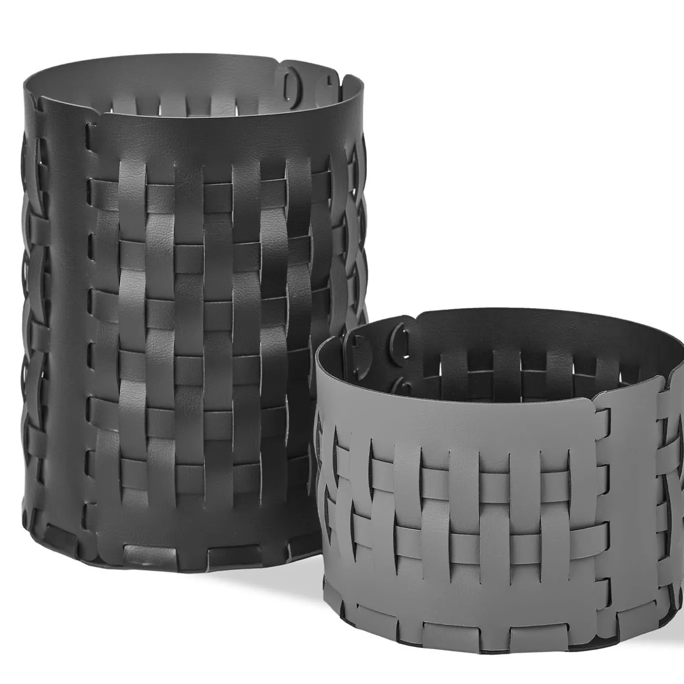 Cesto versatile grigio/nero di Caterina Brava