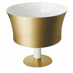 Champagnera in acciaio dorato Atmosfera Porcellana