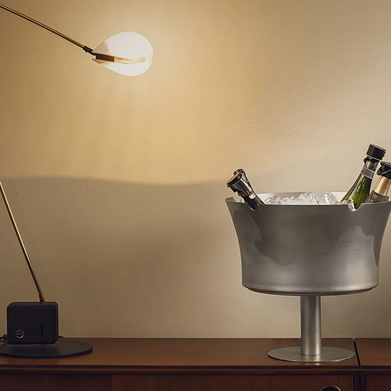 Champagnera in acciaio inossidabile per champagne da 5 bottiglie