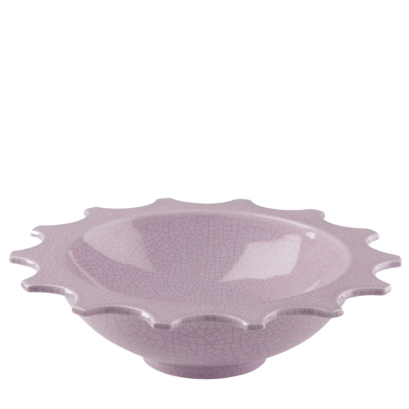 Ciotola Bike bassa in ceramica rosa