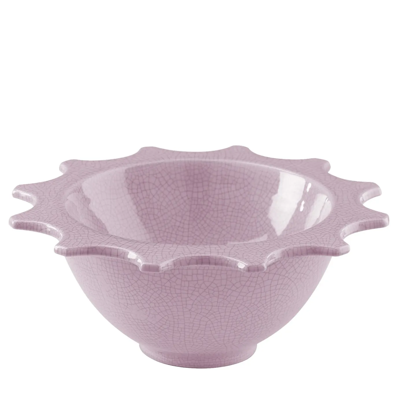 Ciotola Bike in ceramica rosa