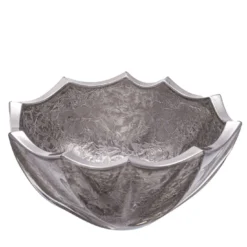 Ciotola Capriccio in platino e cristallo